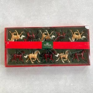 Kurt S. Adler 10 Horse Lights Novelty Set String Lights Holiday Christmas